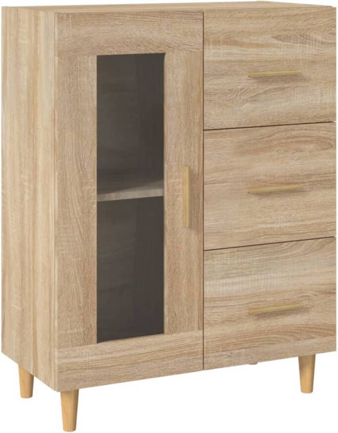 The Living Store Dressoir 69.5 x 34 x 90 cm Sonoma eiken