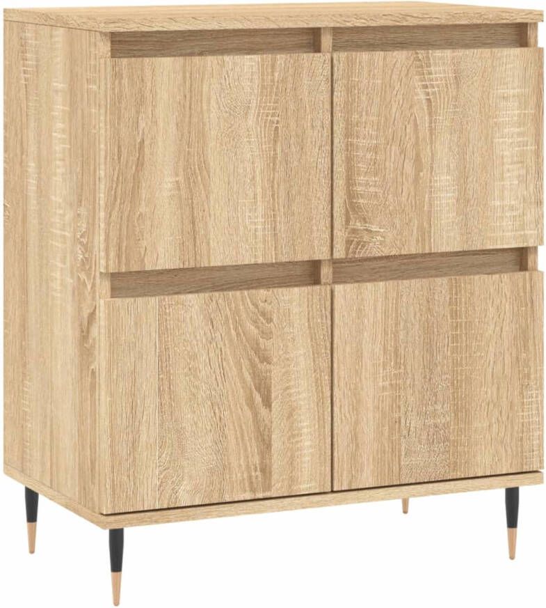 The Living Store Dressoir Basic Opbergkast 60x35x70 cm Sonoma eiken