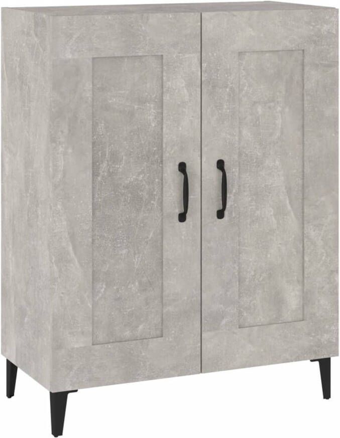 The Living Store Dressoir Betongrijs D Bijzetkast 69.5 x 34 x 90 cm