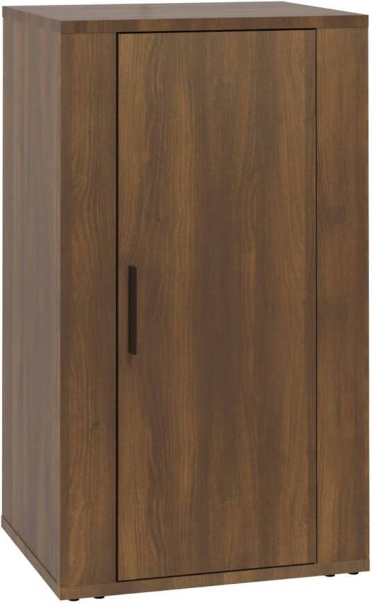 The Living Store Dressoir Bewerkt hout 40 x 33 x 70 cm Bruineiken