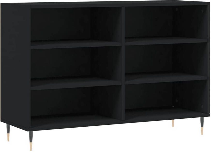 The Living Store Dressoir Bijzetkast 103.5 x 35 x 70 cm Zwart