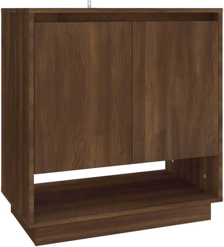 The Living Store Dressoir Bijzetkast 70 x 41 x 75 cm Bruineiken Spaanplaat