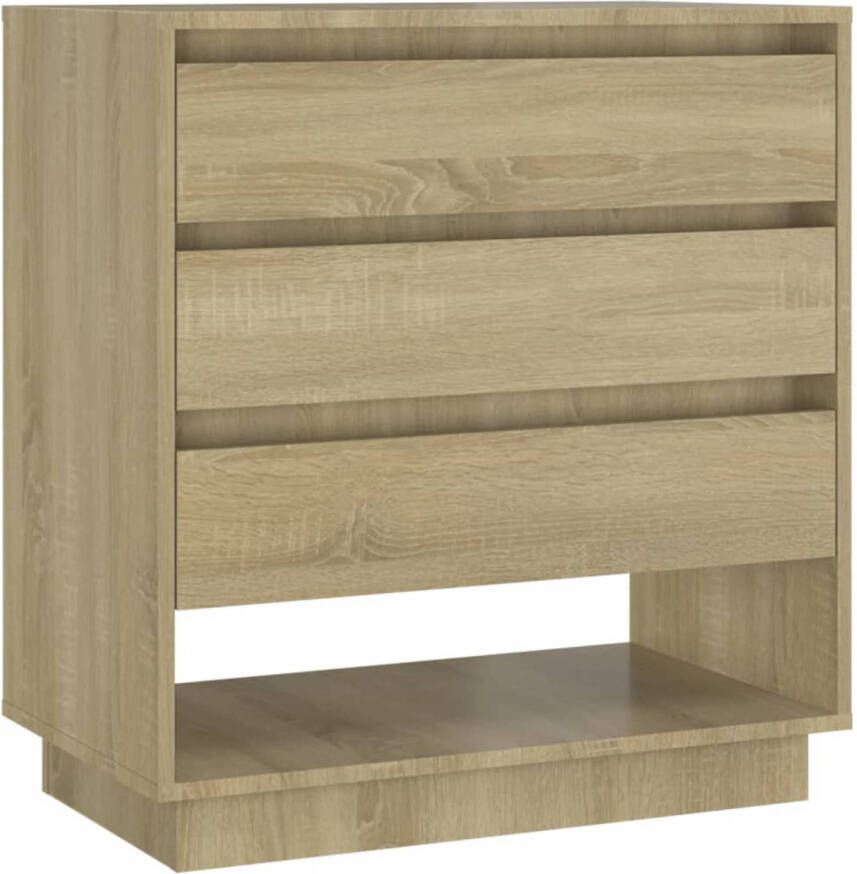 The Living Store Dressoir Bijzetkast 70 x 41 x 75 cm sonoma eiken