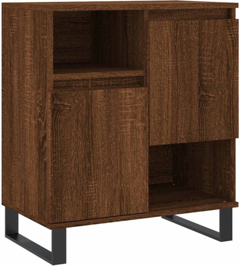 The Living Store Dressoir Bruineiken 60 x 35 x 70 cm Duurzaam bewerkt hout