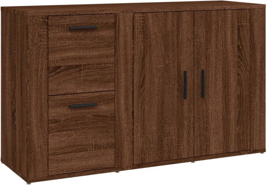 The Living Store Dressoir Classic Bruineiken 100 x 33 x 59.5 cm