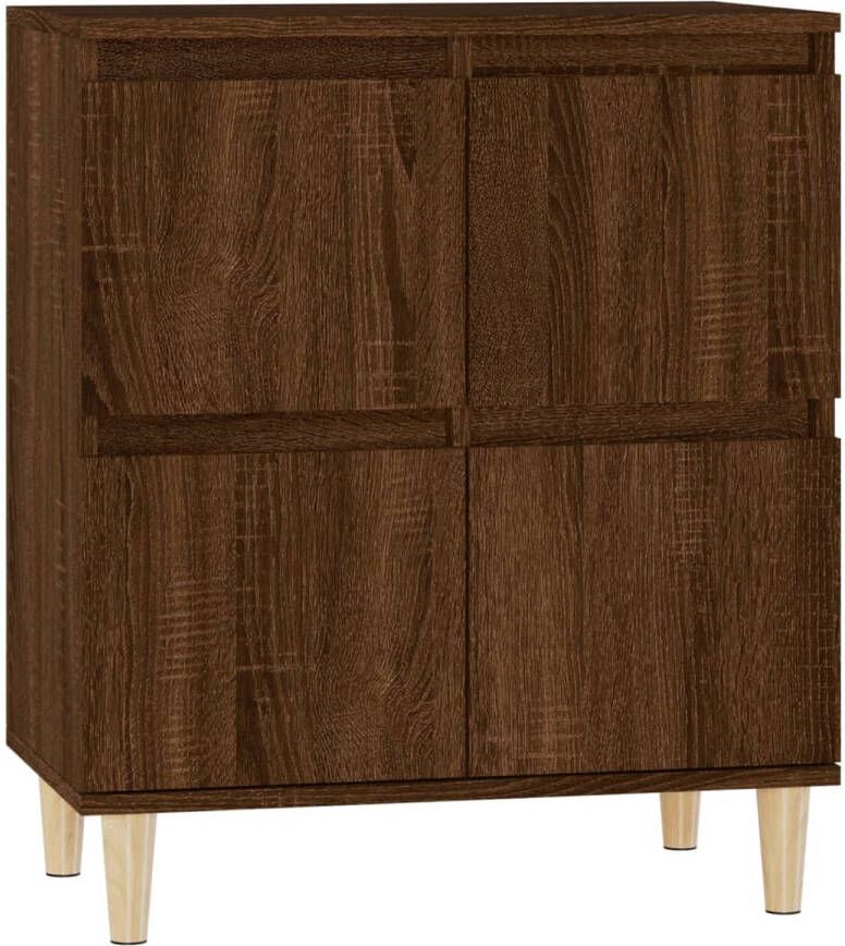 The Living Store Dressoir Classic Bruineiken 60 x 35 x 70 cm Duurzaam bewerkt hout