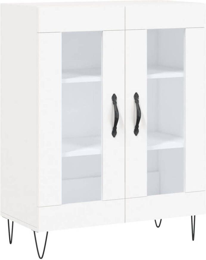 The Living Store Dressoir Classic Kast 69.5 x 34 x 90 cm Wit