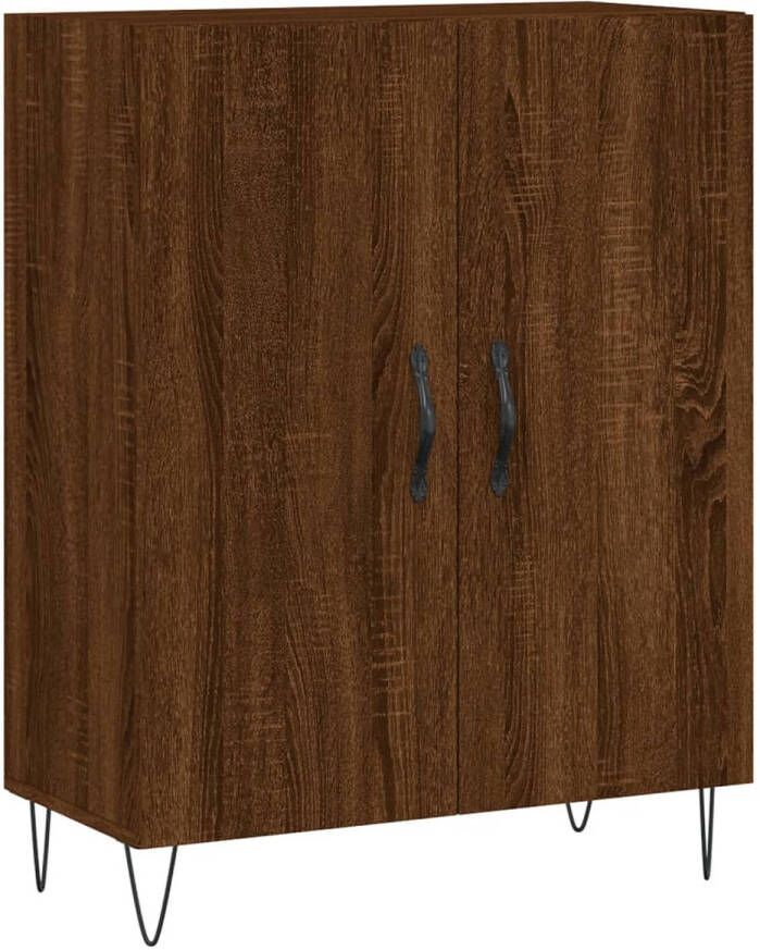 The Living Store Dressoir Classic Meubel 69.5 x 34 x 90 cm Bruineiken