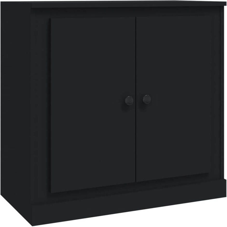 The Living Store Dressoir Classic s Meubel 70 x 35.5 x 67.5 cm Zwart