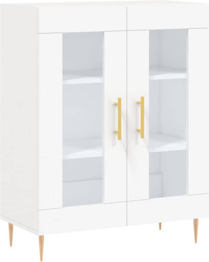 The Living Store Dressoir Classic s Meubels 69.5 x 34 x 90 cm Glas design