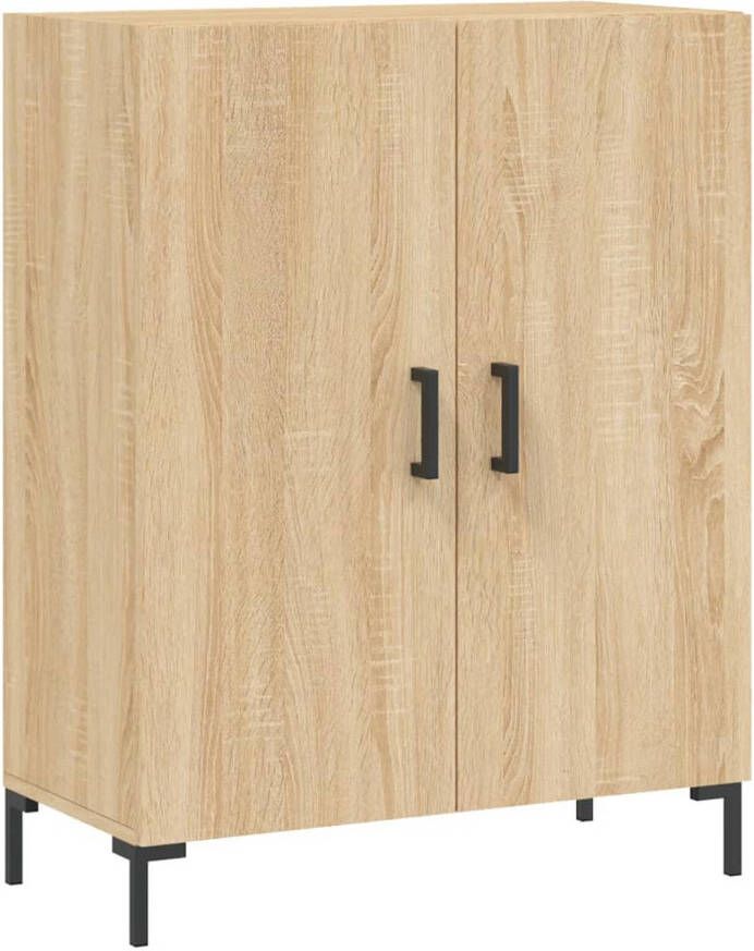 The Living Store Dressoir Classic Sonoma Eiken 69.5 x 34 x 90 cm Duurzaam bewerkt hout en metaal