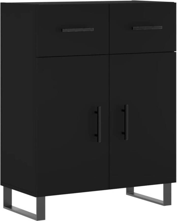 The Living Store Dressoir Dressoirs 69.5 x 34 x 90 cm Zwart