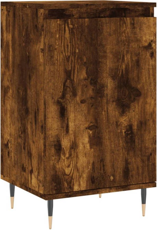 The Living Store Dressoir Gerookt eiken 40 x 35 x 70 cm Bewerkt hout