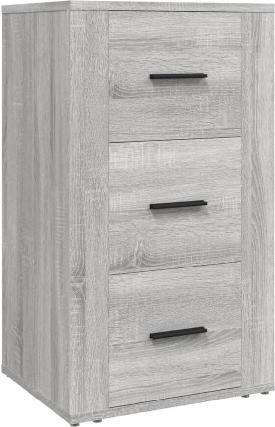 The Living Store Dressoir Grijs Sonoma Eiken 40x33x70 cm Duurzaam bewerkt hout