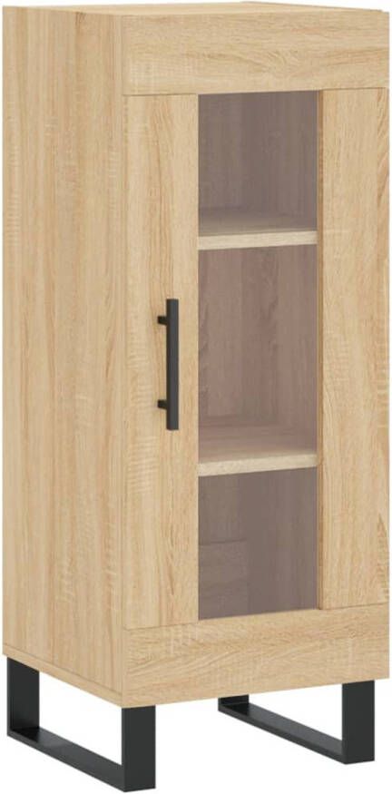 The Living Store Dressoir Hout 34.5 x 34 x 90 cm Sonoma Eiken