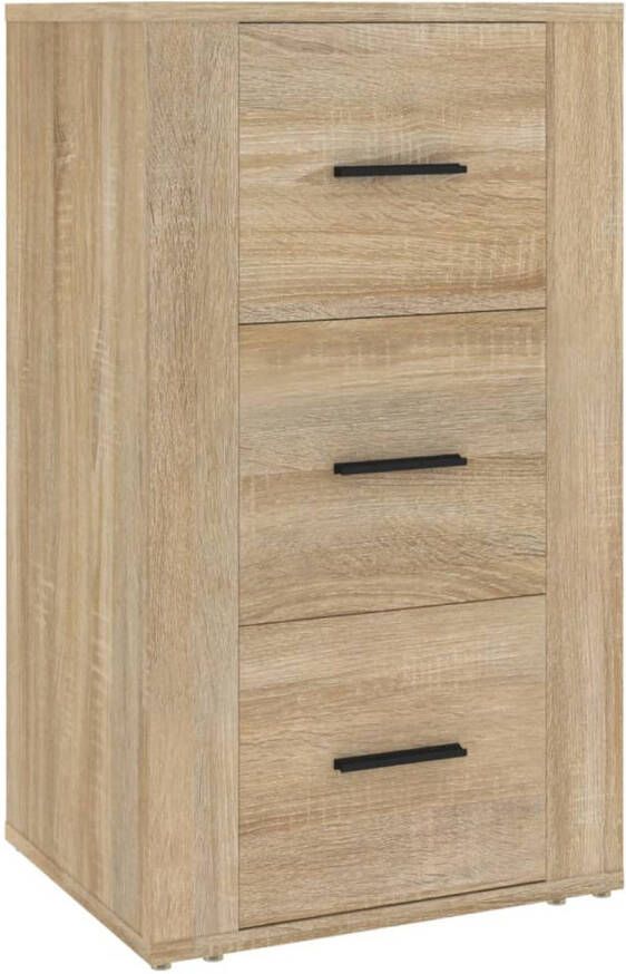 The Living Store Dressoir Kast 40 x 33 x 70 cm Sonoma eiken Bewerkt hout