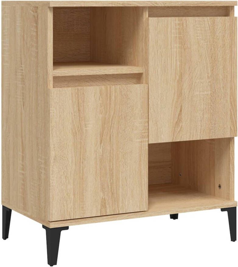 The Living Store Dressoir Kast 60x35x70cm Sonoma Eiken