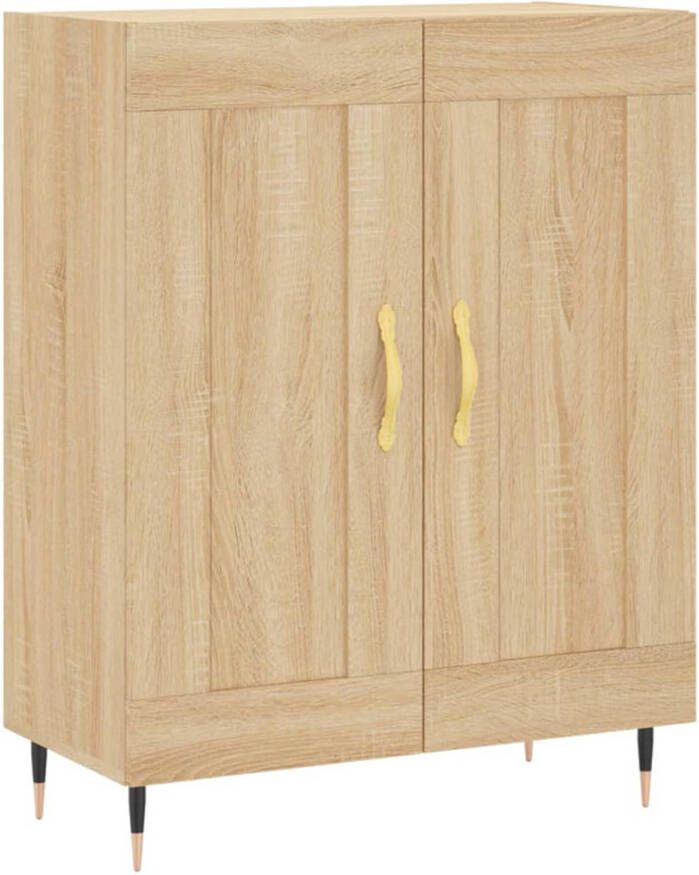 The Living Store Dressoir Kast 69.5 x 34 x 90 cm Sonoma Eiken