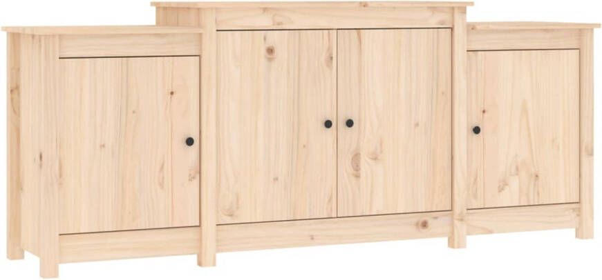 The Living Store Dressoir Landelijke Stijl 164x37x68 cm Massief grenenhout