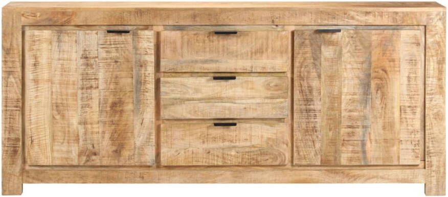 The Living Store Dressoir Mangohout 175 x 40 x 75 cm 2 Deuren 3 Lades