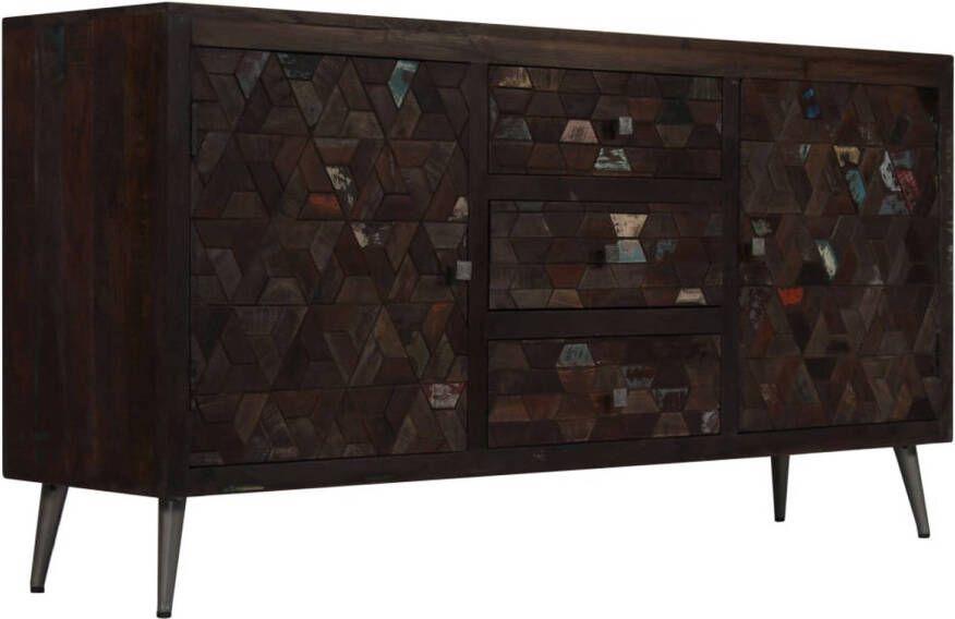 The Living Store Dressoir Massief gerecycled hout 160 x 40 x 80 cm