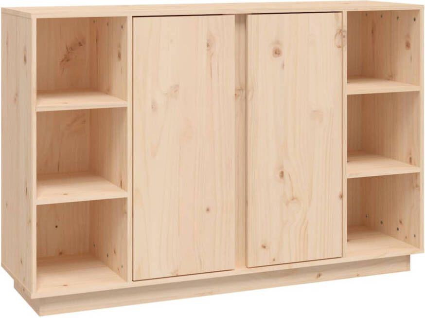 The Living Store Dressoir Massief grenenhout 120 x 35 x 80 cm Tijdloos en ruim