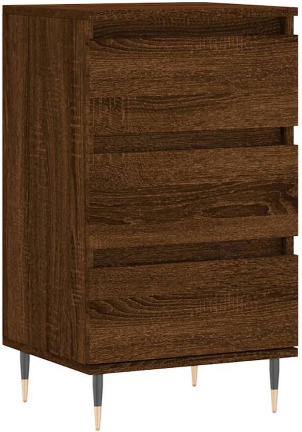 The Living Store Dressoir Meubelen 40x35x70 cm Bruineiken