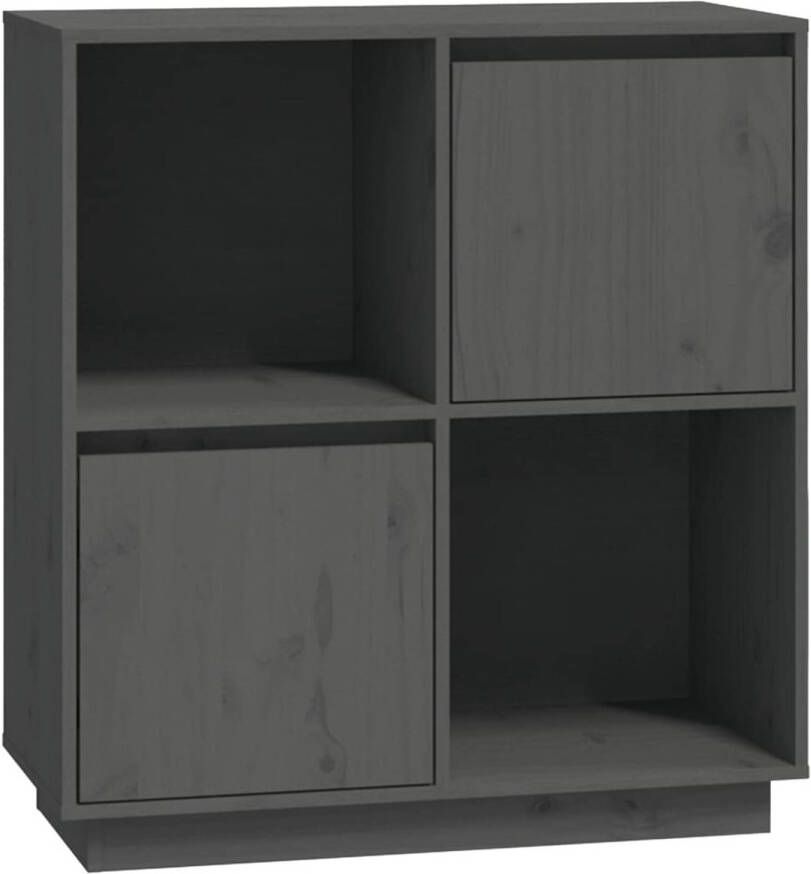 The Living Store Dressoir Meubelen 74 x 35 x 80 cm Massief grenenhout