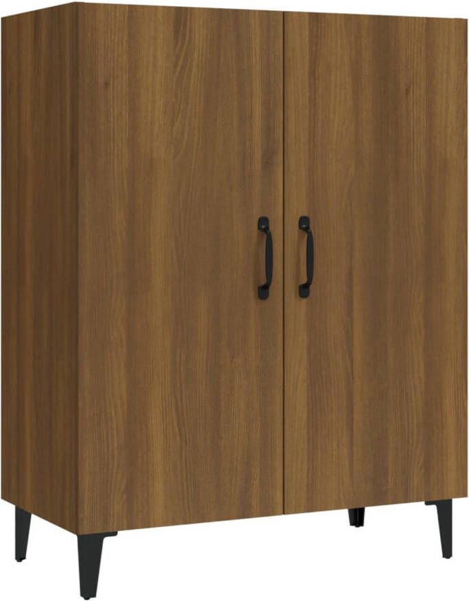 The Living Store Dressoir Modern 70 x 34 x 90 cm Bruineiken hout