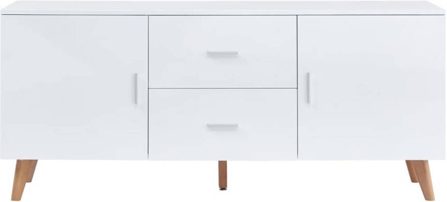 The Living Store Dressoir Modern Diverse opbergmogelijkheden 160 x 40 x 70 cm