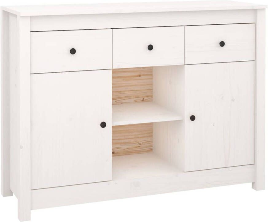 The Living Store Dressoir Musthave Meubelen 100 x 35 x 74.5 cm Massief grenenhout