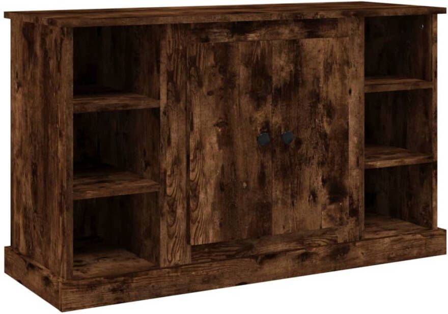 The Living Store Dressoir Nordic Gerookt eiken 100 x 35.5 x 60 cm