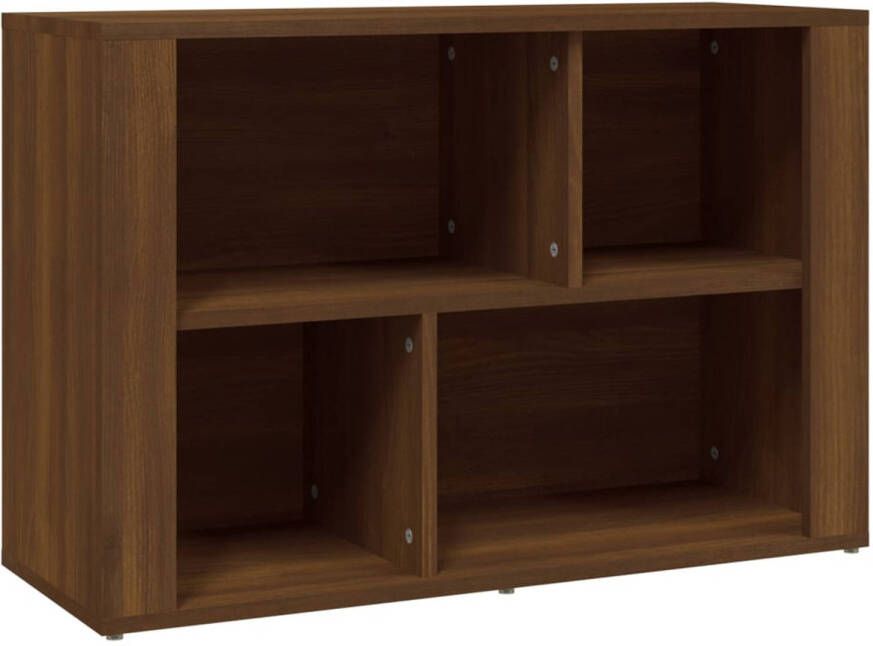 The Living Store Dressoir Onbekend Bijzetkast 80 x 30 x 54 cm Bruineiken