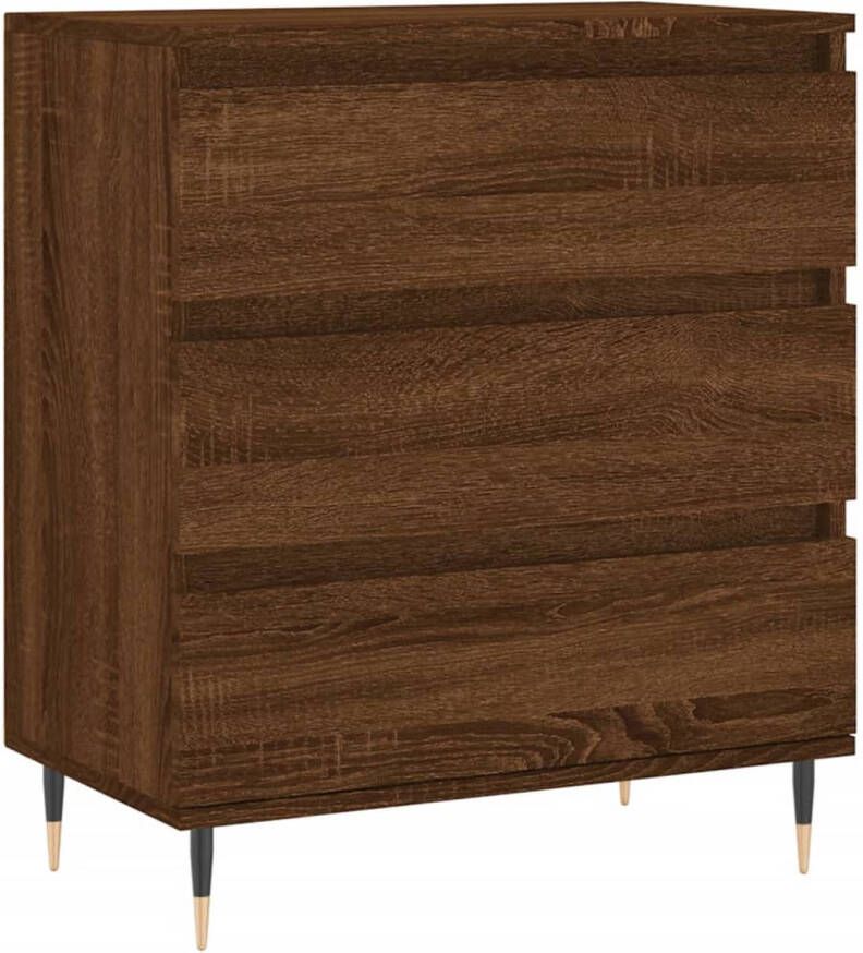 The Living Store Dressoir Opbergkast 60 x 35 x 70 cm Bruineiken