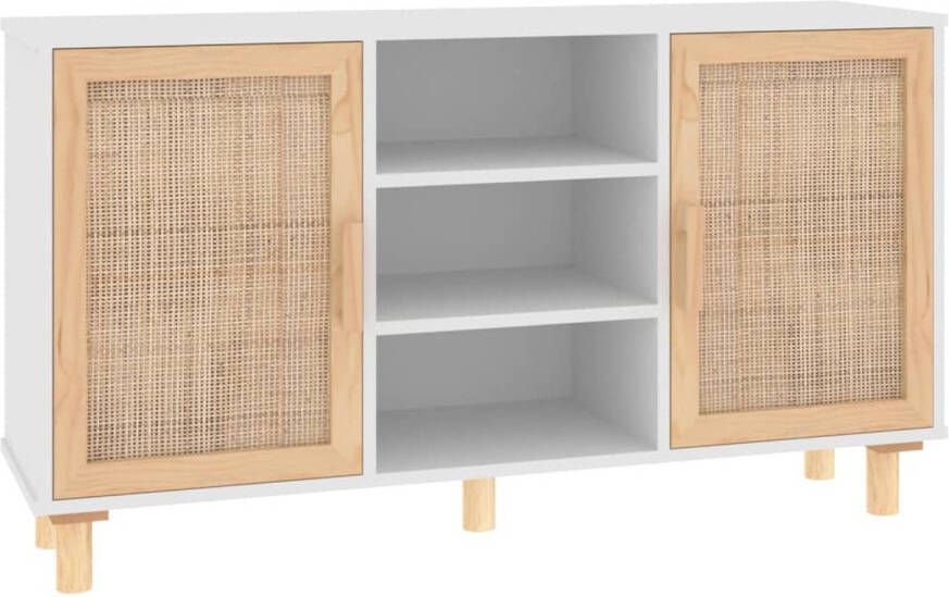 The Living Store Dressoir Praktisch en ruim 105 x 30 x 60 cm Wit