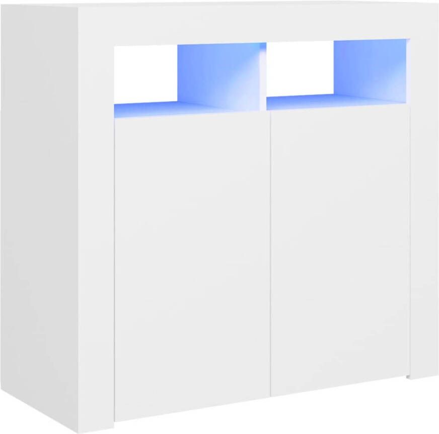 The Living Store Dressoir Robert Dressoir 80 x 35 x 75 cm RGB LED-verlichting