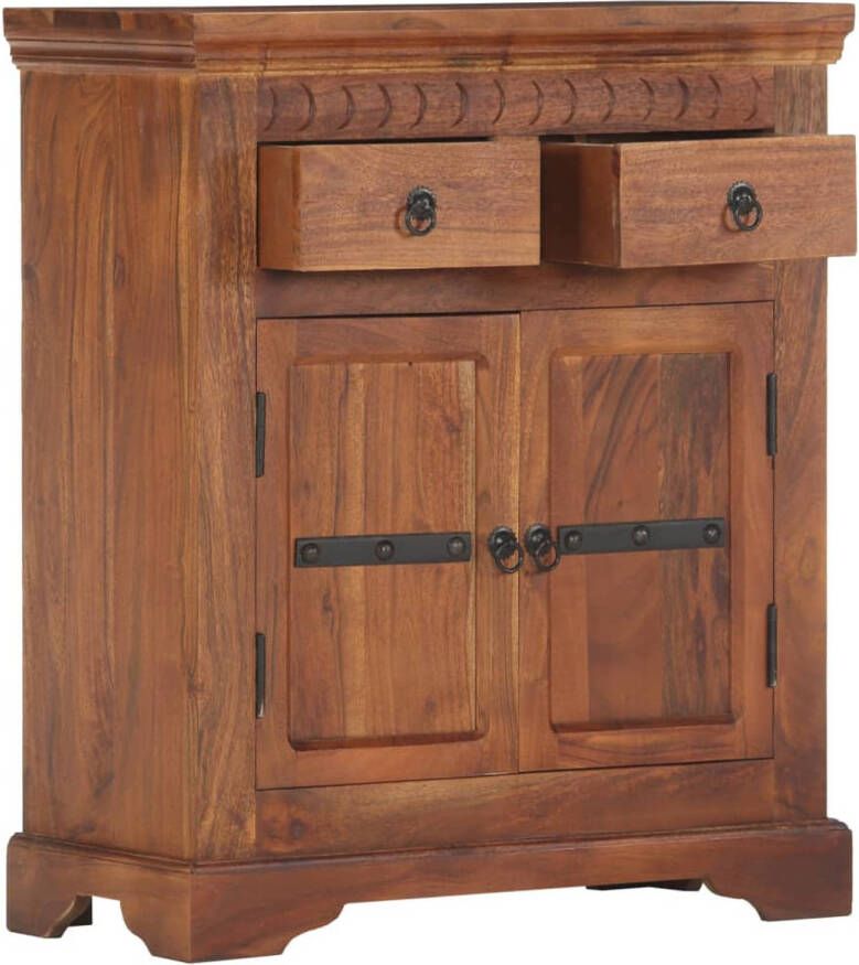 The Living Store Dressoir Rustieke Charme 63 x 30 x 75 cm Massief Acaciahout