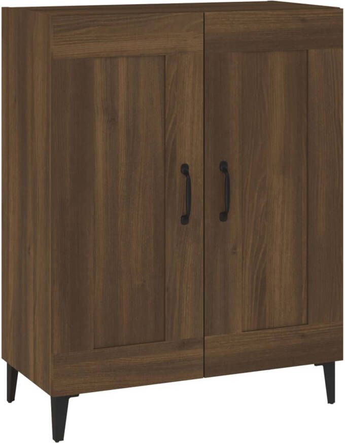 The Living Store Dressoir s Meubilair 69.5 x 34 x 90 cm Bruineiken Materiaal