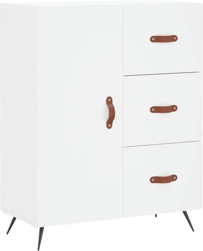 The Living Store Dressoir Scandinavisch 69.5 x 34 x 90 cm Wit