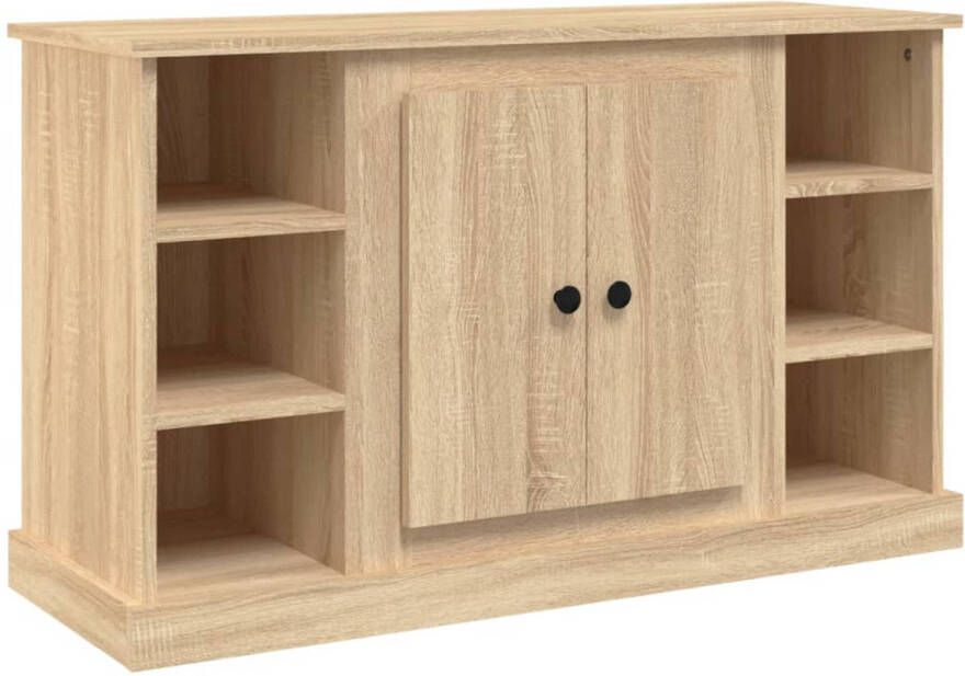 The Living Store Dressoir Sonoma Eiken 100x35.5x60 cm Duurzaam hout Praktische deur