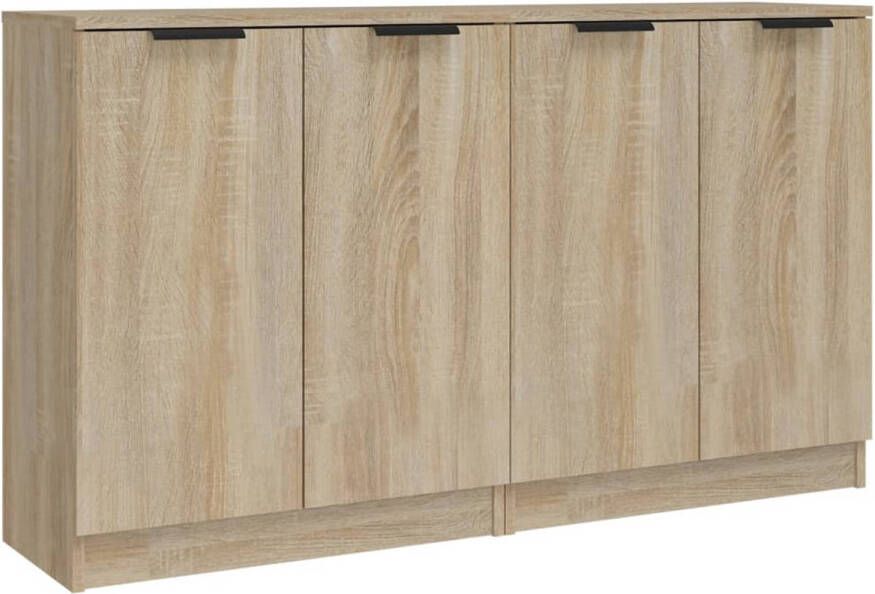 The Living Store Dressoir Sonoma Eiken 60 x 30 x 70 cm Bewerkt Hout