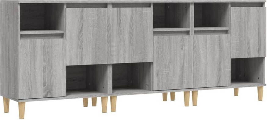 The Living Store Dressoir Sonoma Eiken 60x35x70 cm Voldoende opbergruimte