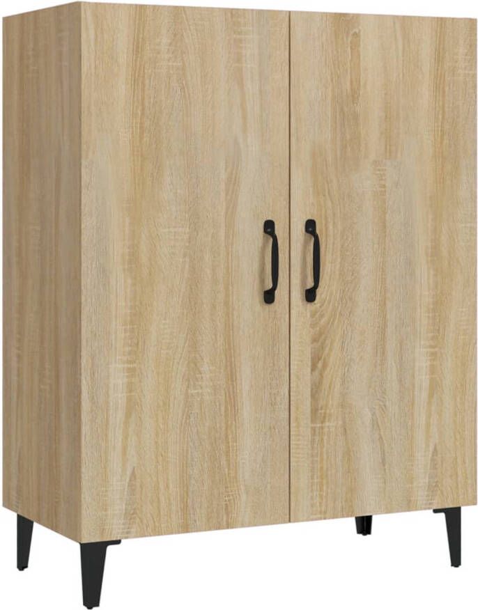 The Living Store Dressoir Sonoma Eiken 70 x 34 x 90 cm Bewerkt hout