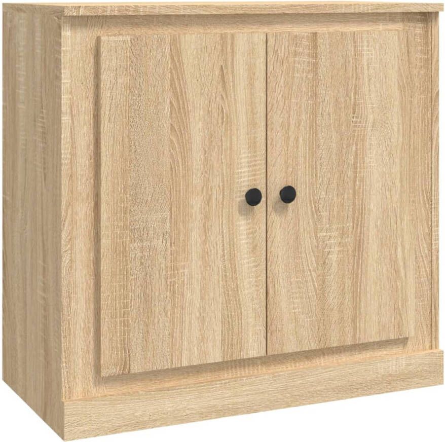 The Living Store Dressoir Sonoma Eiken 70 x 35.5 x 67.5 cm Stabiel en vochtbestendig