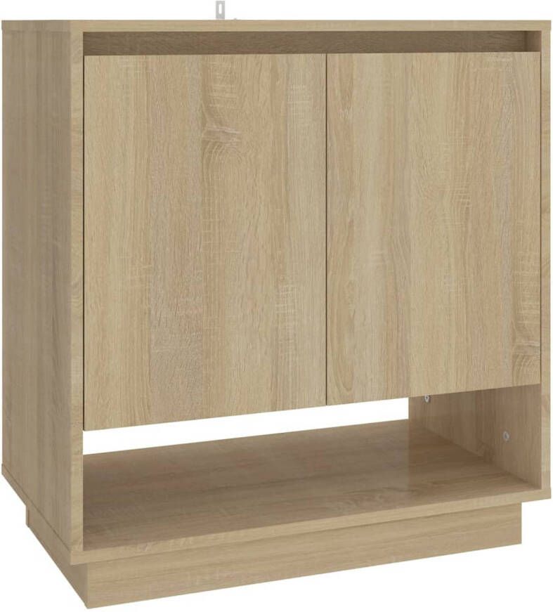 The Living Store Dressoir Sonoma eiken 70 x 41 x 75 cm Minimalistisch design