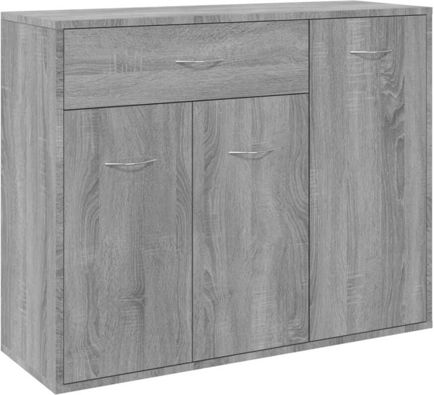 The Living Store Dressoir Sonoma Eiken 88 x 30 x 70 cm Veel opbergruimte