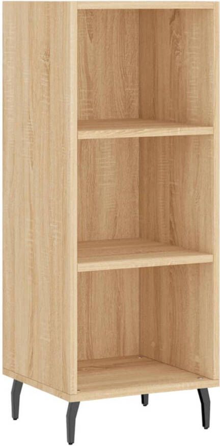 The Living Store Dressoir Sonoma Eiken 90 cm Duurzaam hout