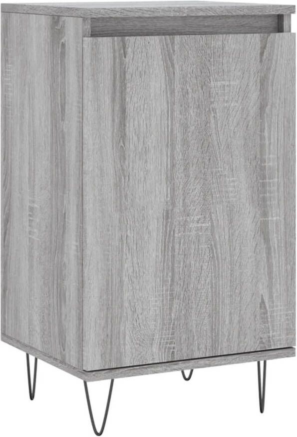 The Living Store Dressoir Trendy Meubelen Afmetingen- 40 x 35 x 70 cm Kleur- Grijs Sonoma Eiken