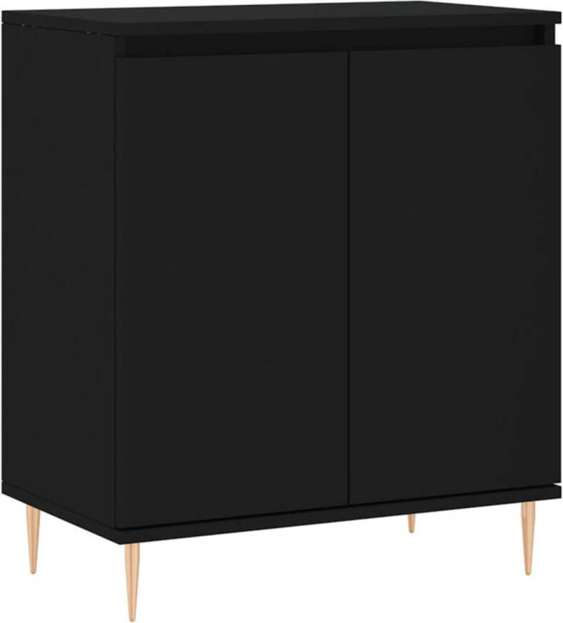 The Living Store Dressoir Trendy Opbergkast Afmeting- 60x35x70cm Kleur- Zwart