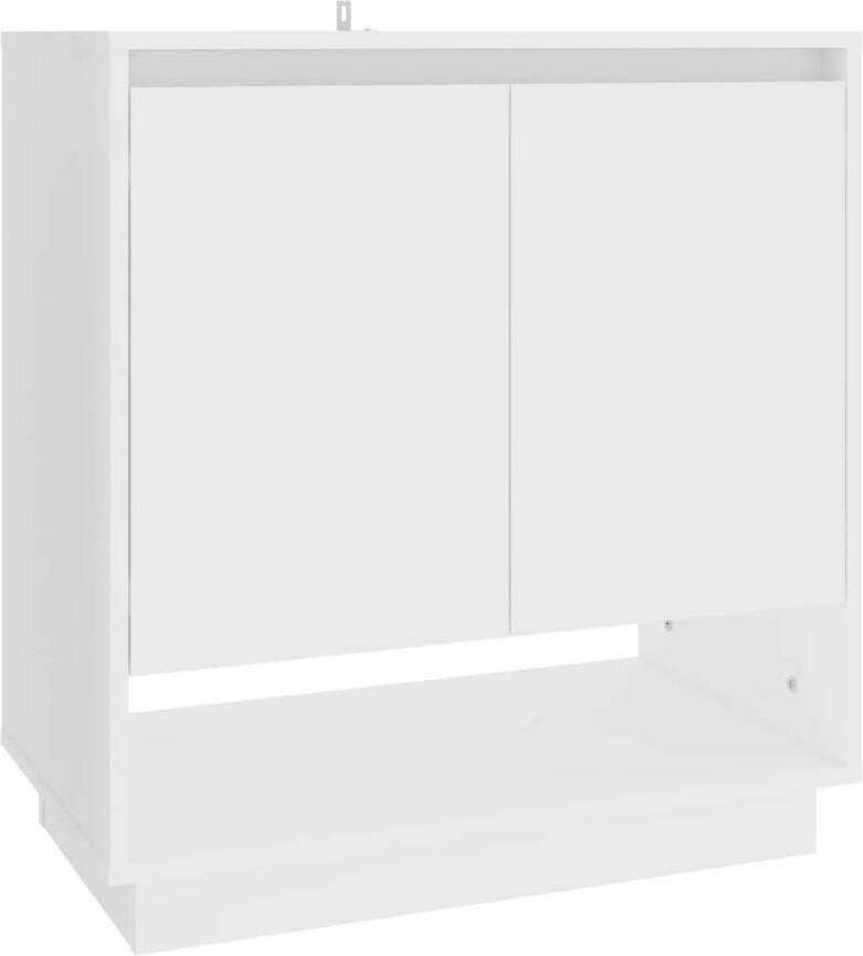 The Living Store Dressoir wit 70 x 41 x 75 cm minimalistisch design